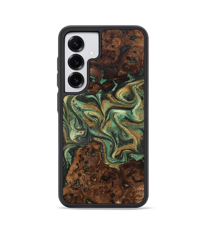 Galaxy S25 Wood Phone Case - Mary (Green, 825264)