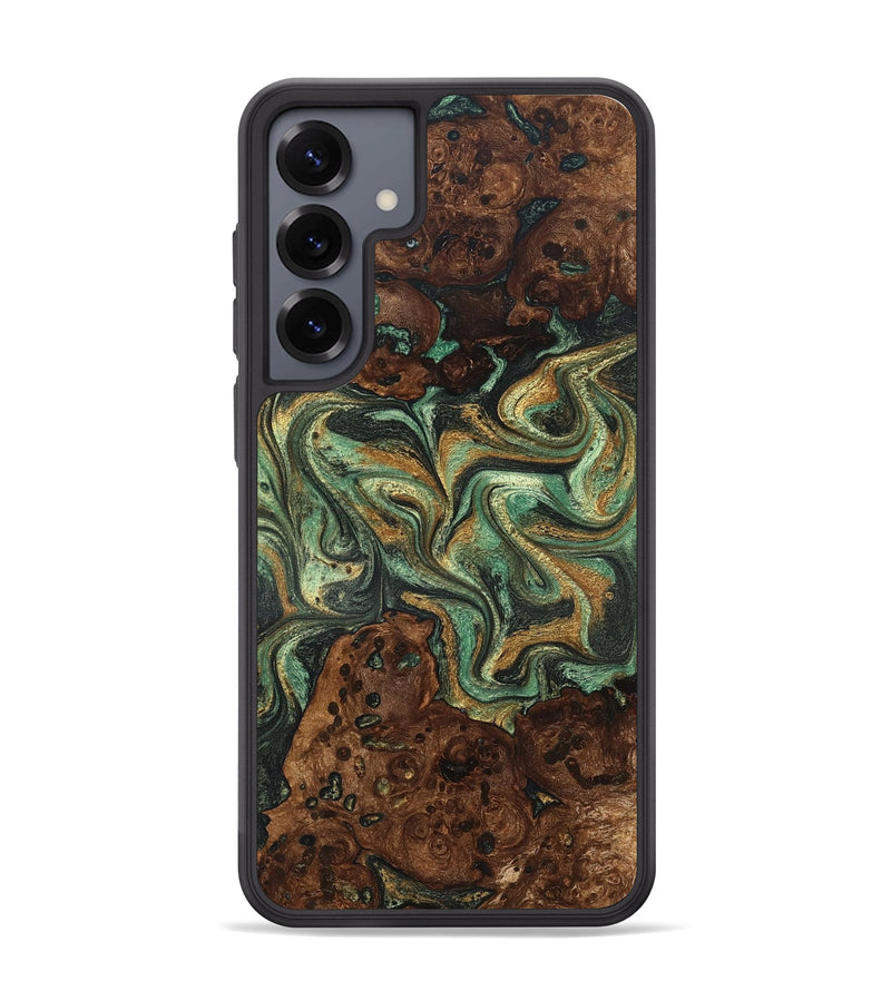 Galaxy S25 Plus Wood Phone Case - Mary (Green, 825264)