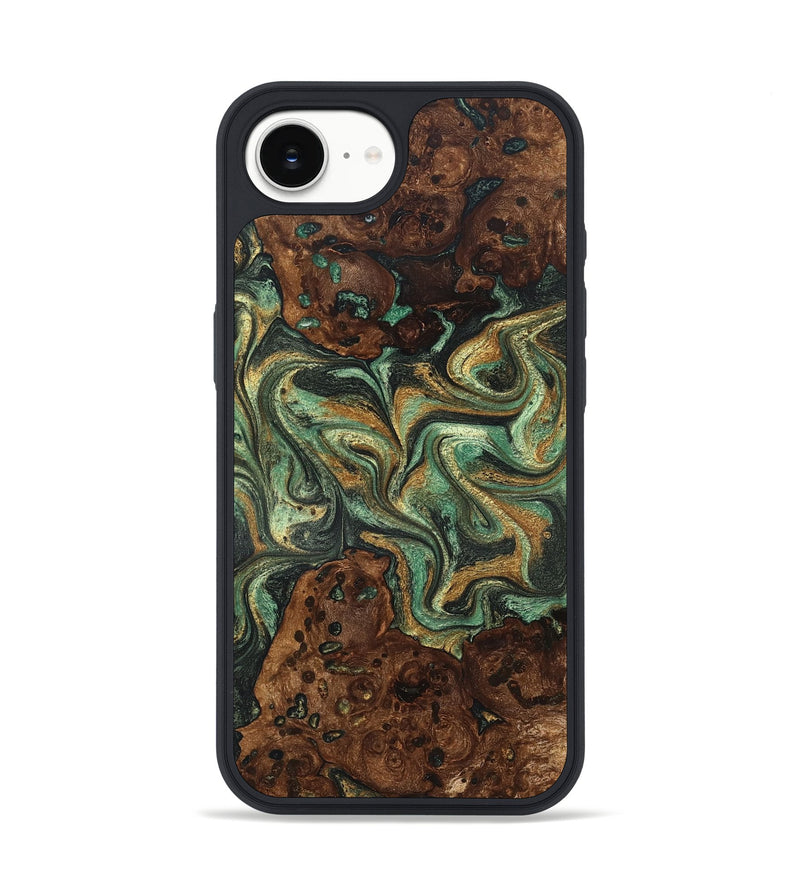 iPhone 17e Wood Phone Case - Mary (Green, 825264)