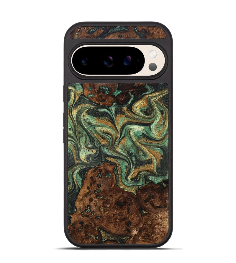 Pixel 10 Wood Phone Case - Mary (Green, 825264)