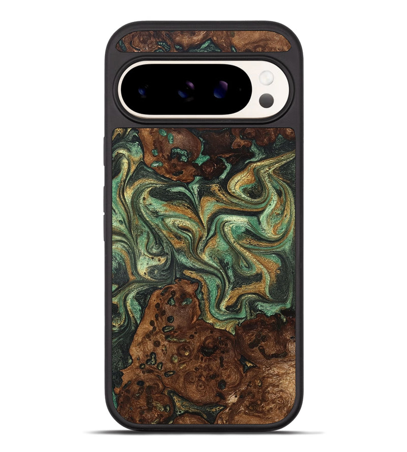 Pixel 10 Pro XL Wood Phone Case - Mary (Green, 825264)