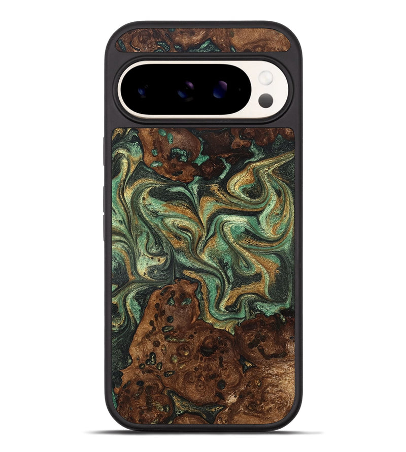 Pixel 9 Pro XL Wood Phone Case - Mary (Green, 825264)