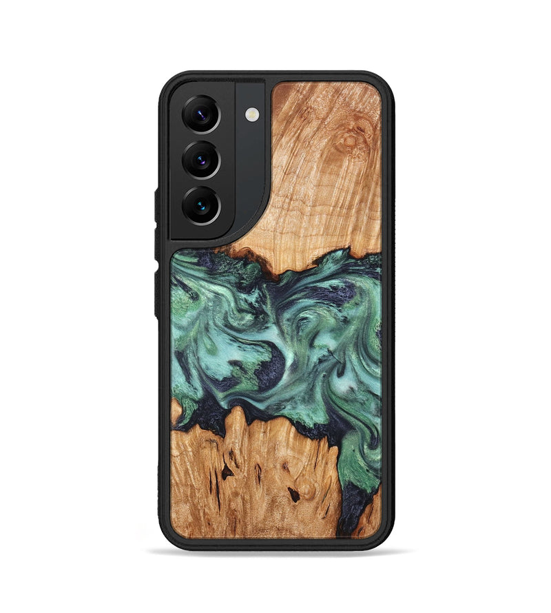 Galaxy S22 Wood Phone Case - Ari (Green, 825265)