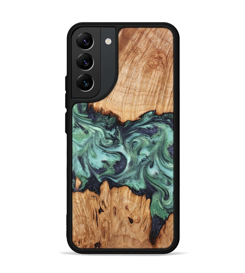 Galaxy S22 Plus Wood Phone Case - Ari (Green, 825265)
