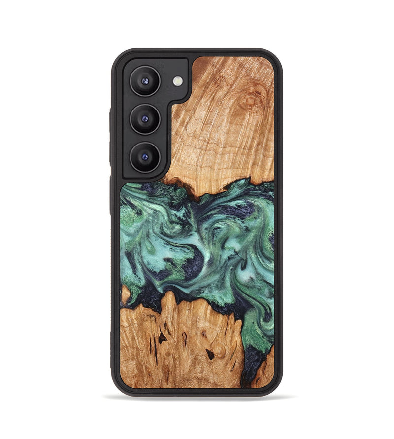 Galaxy S23 Wood Phone Case - Ari (Green, 825265)