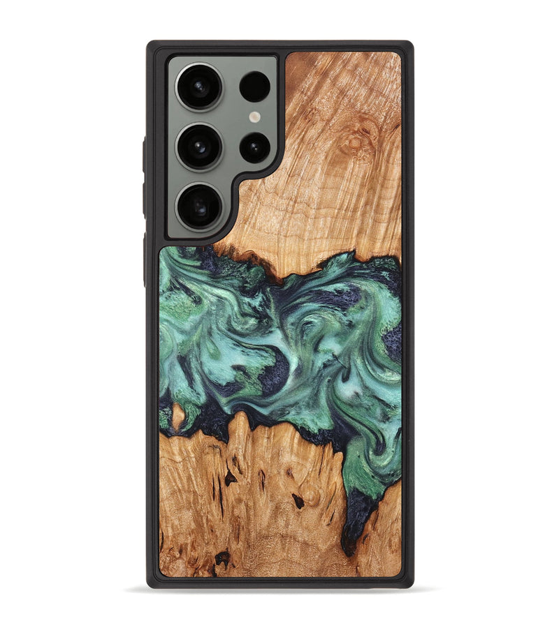 Galaxy S23 Ultra Wood Phone Case - Ari (Green, 825265)