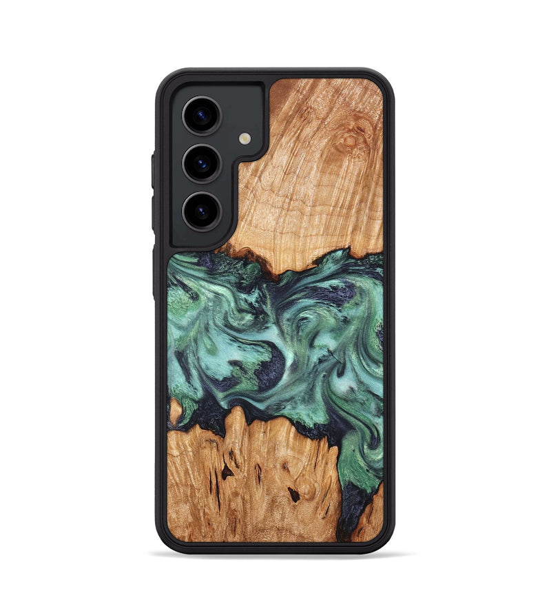 Galaxy S24 Wood Phone Case - Ari (Green, 825265)