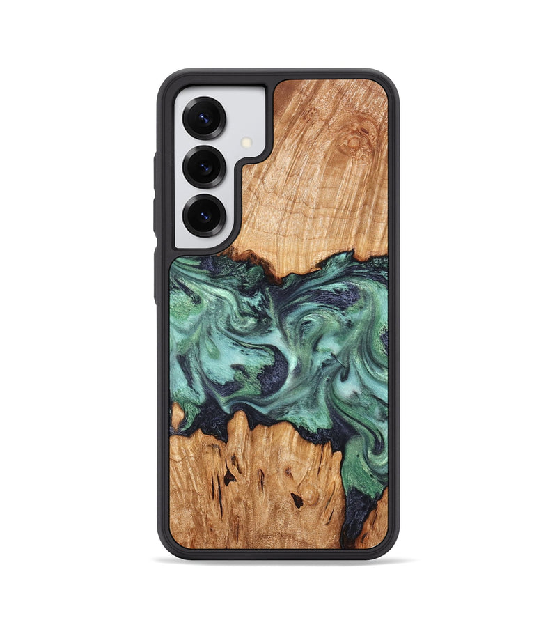 Galaxy S25 Wood Phone Case - Ari (Green, 825265)