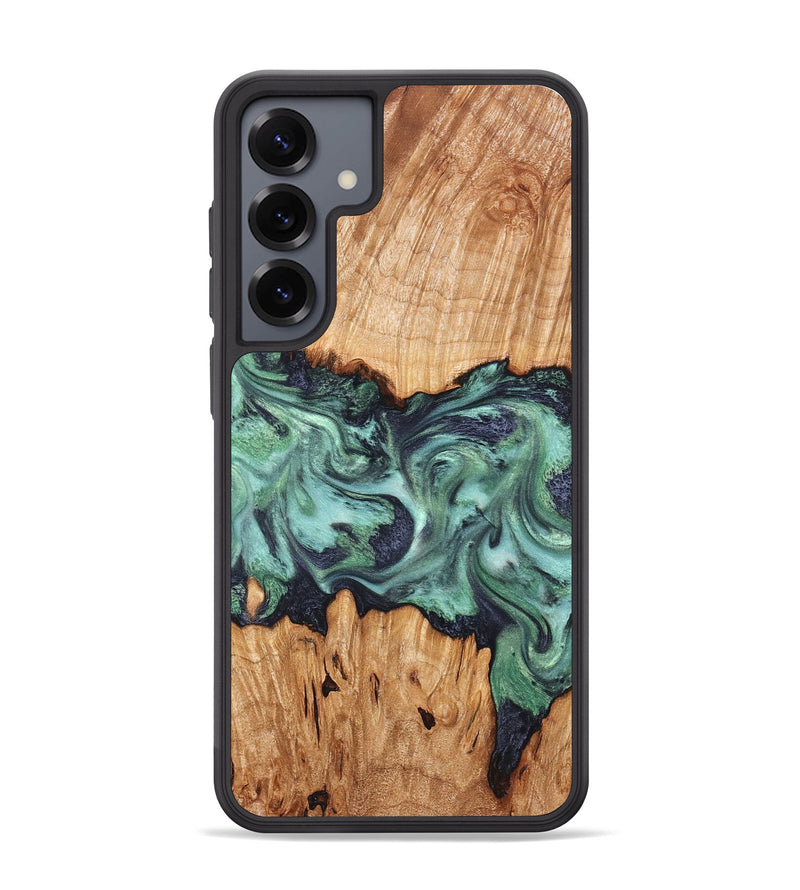 Galaxy S25 Plus Wood Phone Case - Ari (Green, 825265)