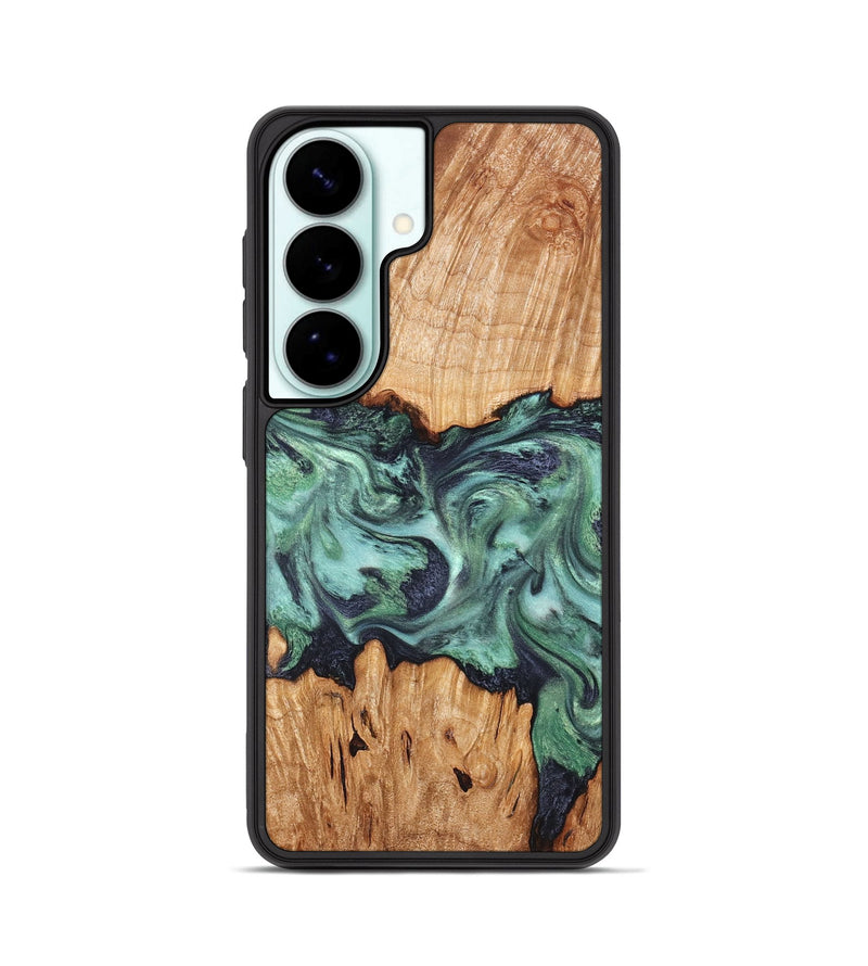 Galaxy S26 Wood Phone Case - Ari (Green, 825265)