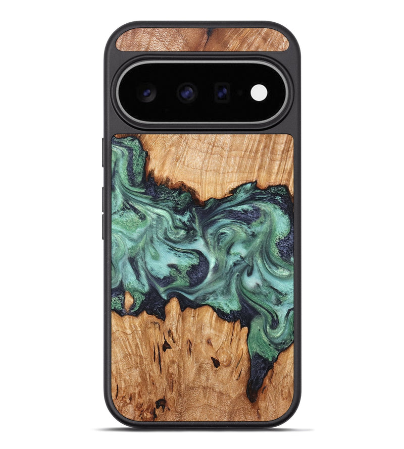 Pixel 11 Pro XL Wood Phone Case - Ari (Green, 825265)