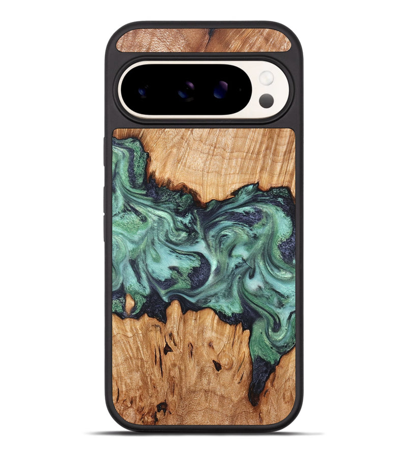 Pixel 9 Pro XL Wood Phone Case - Ari (Green, 825265)