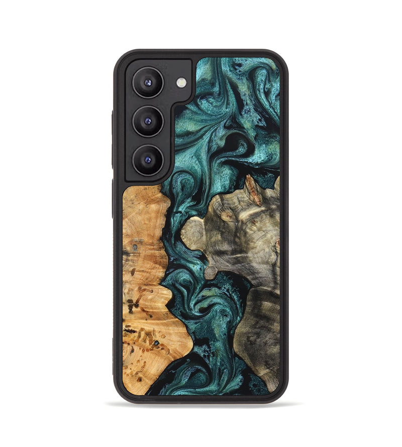Galaxy S23 Wood Phone Case - Leda (Green, 825266)
