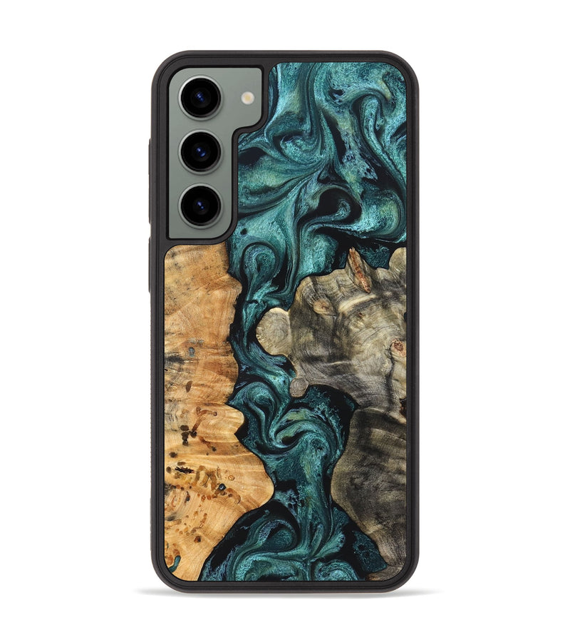 Galaxy S23 Plus Wood Phone Case - Leda (Green, 825266)