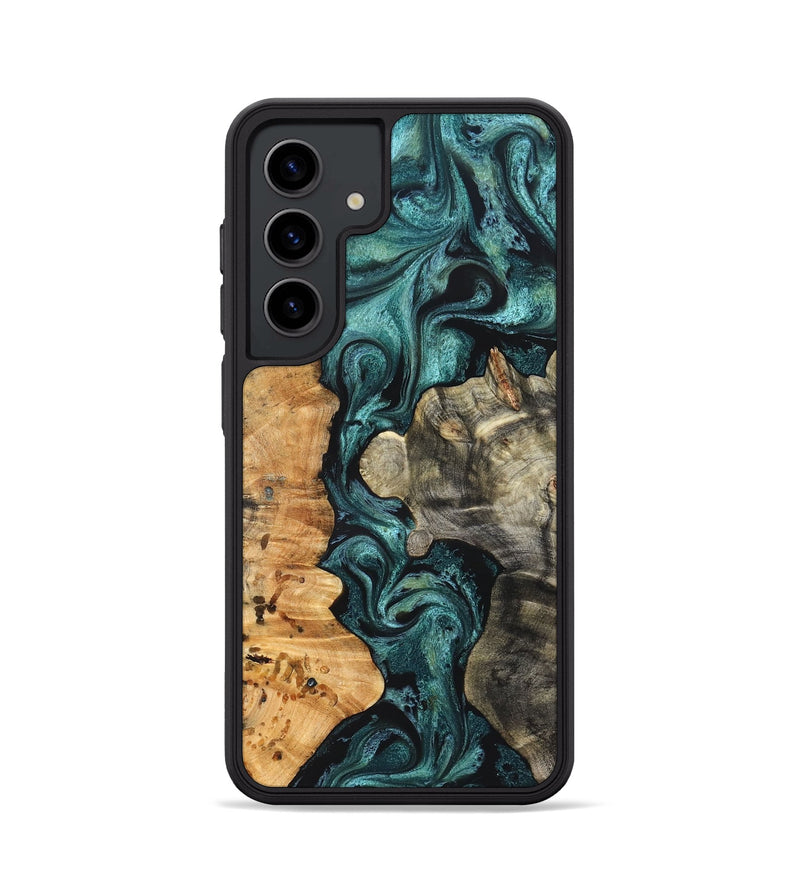 Galaxy S24 Wood Phone Case - Leda (Green, 825266)
