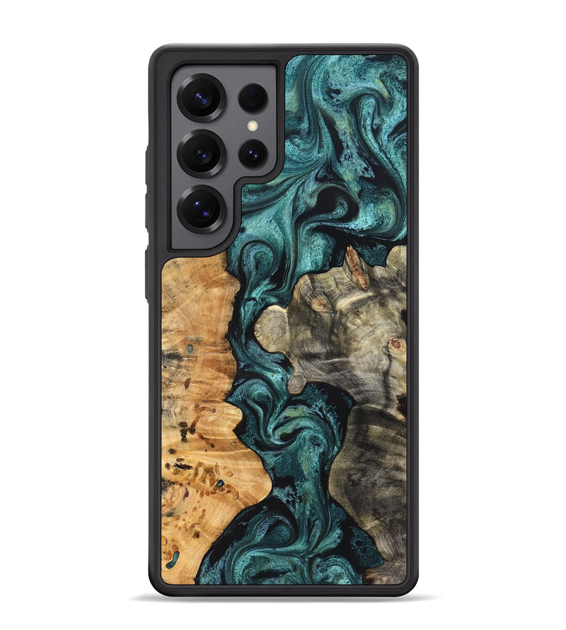 Galaxy S25 Ultra Wood Phone Case - Leda (Green, 825266)