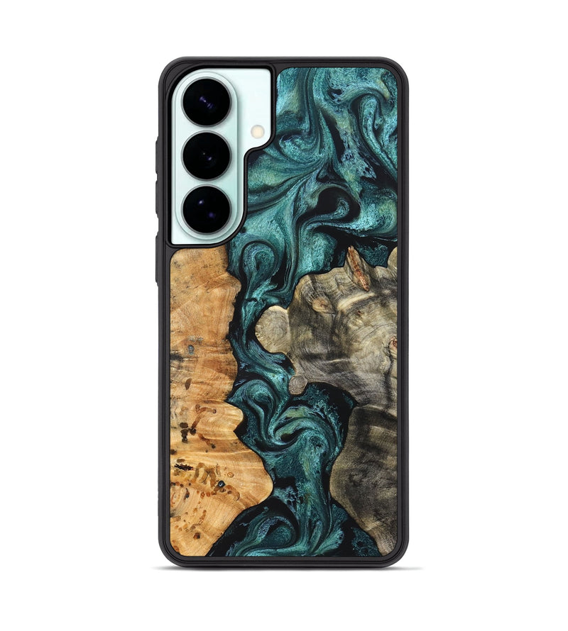 Galaxy S26 Plus Wood Phone Case - Leda (Green, 825266)