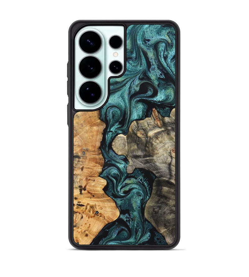 Galaxy S26 Ultra Wood Phone Case - Leda (Green, 825266)
