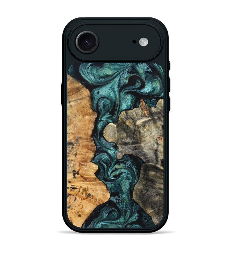 iPhone 17 Air Wood Phone Case - Leda (Green, 825266)