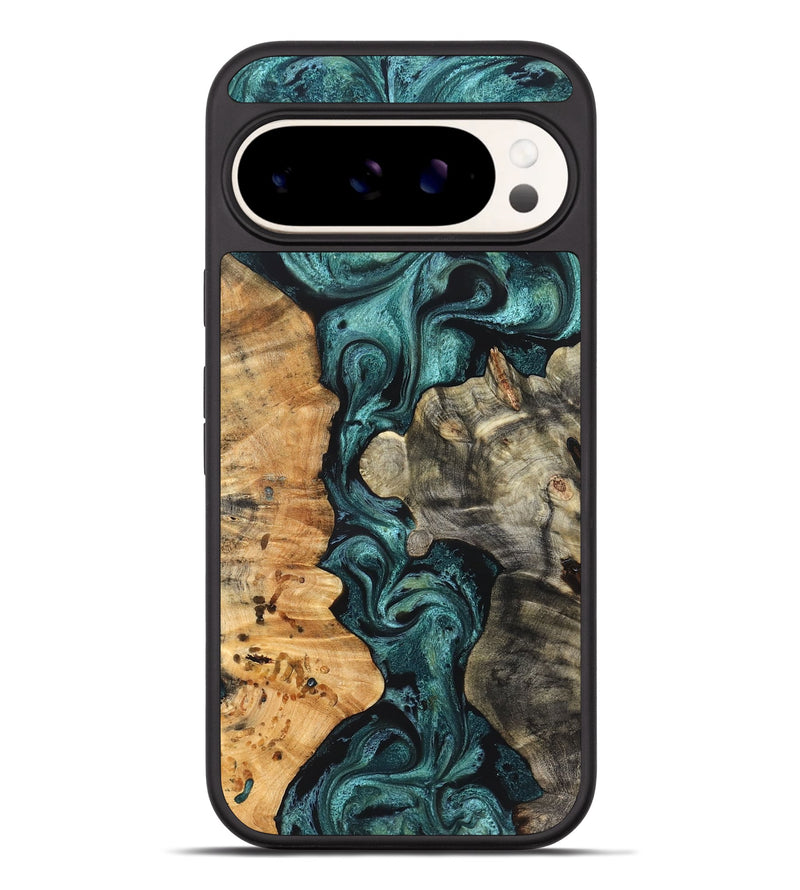 Pixel 9 Pro XL Wood Phone Case - Leda (Green, 825266)