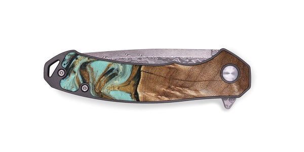 EDC Wood Pocket Knife - Sydnee (Green, 825267)