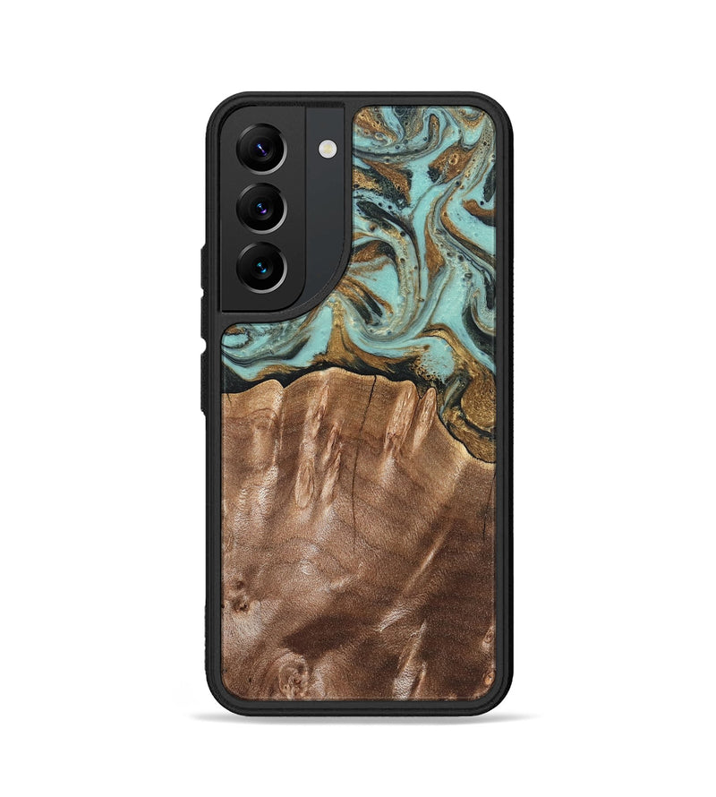 Galaxy S22 Wood Phone Case - Sydnee (Green, 825267)