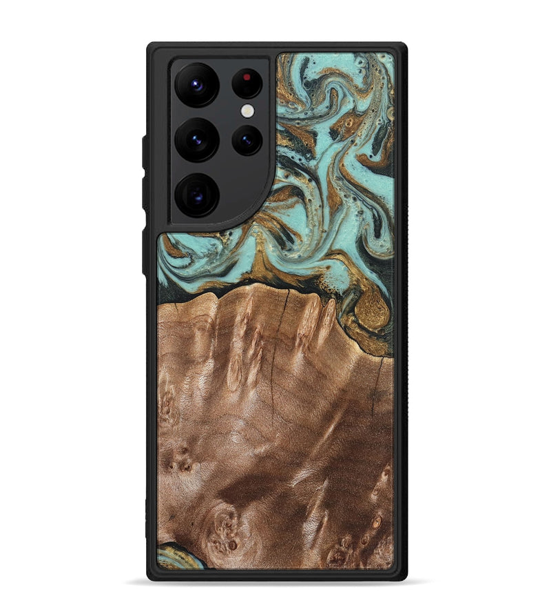 Galaxy S22 Ultra Wood Phone Case - Sydnee (Green, 825267)