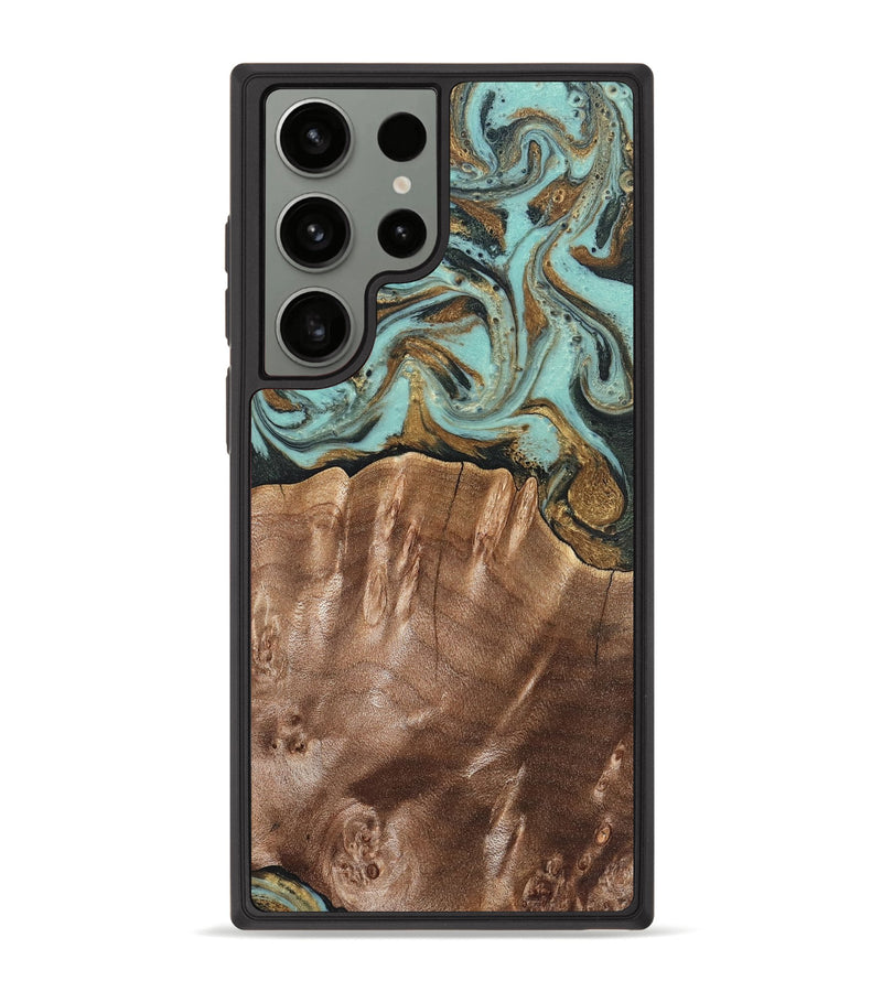 Galaxy S23 Ultra Wood Phone Case - Sydnee (Green, 825267)