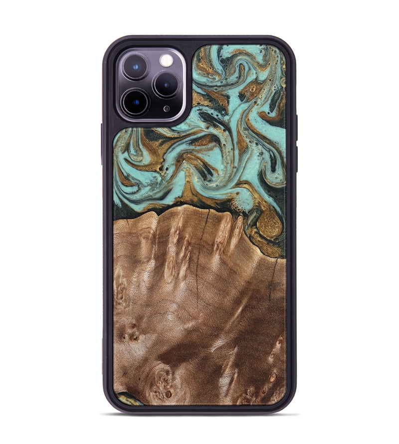 iPhone 11 Pro Max Wood Phone Case - Sydnee (Green, 825267)