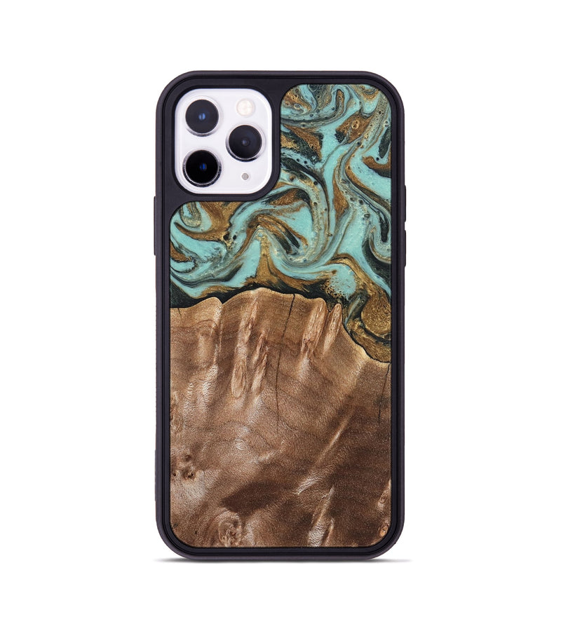 iPhone 11 Pro Wood Phone Case - Sydnee (Green, 825267)