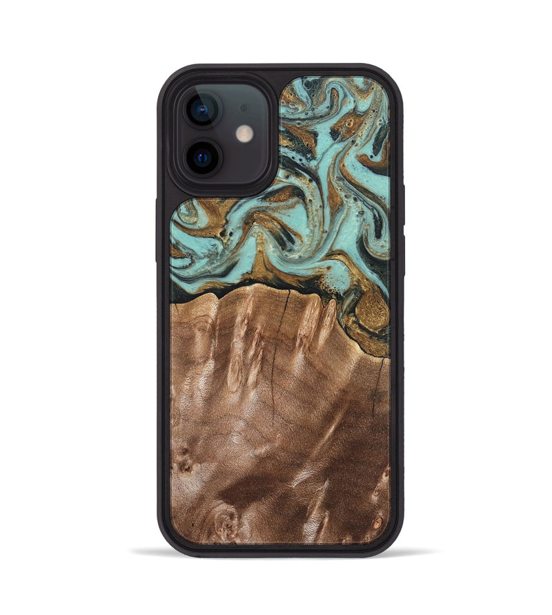 iPhone 12 Wood Phone Case - Sydnee (Green, 825267)