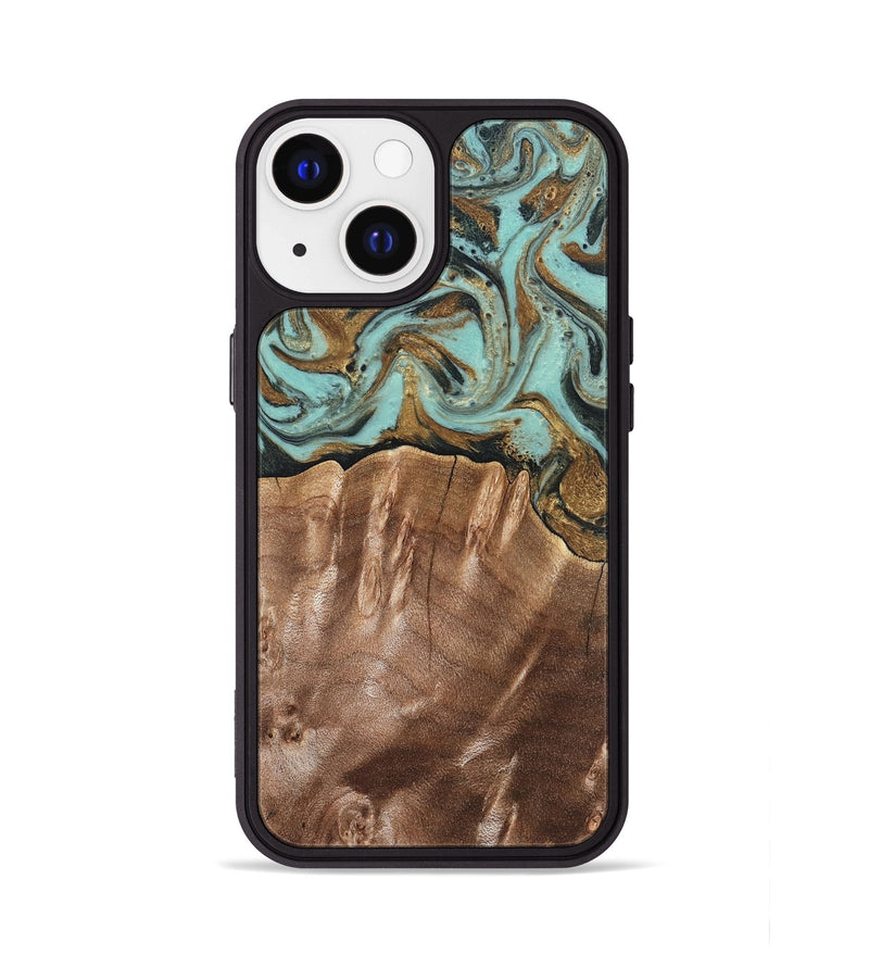 iPhone 13 Wood Phone Case - Sydnee (Green, 825267)