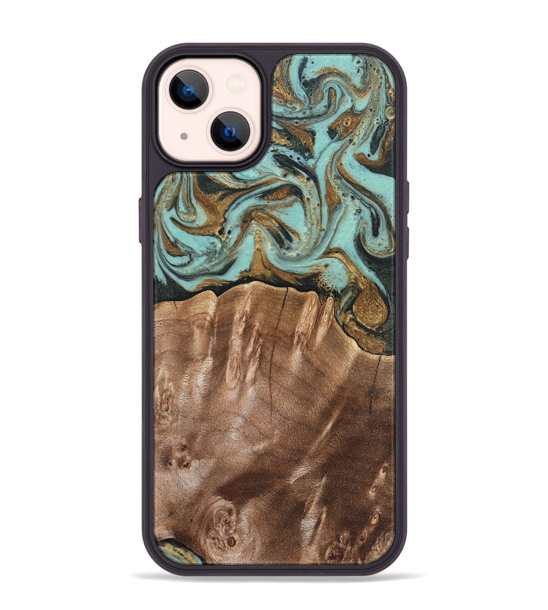 iPhone 14 Plus Wood Phone Case - Sydnee (Green, 825267)