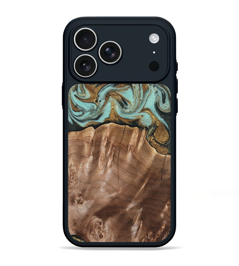 iPhone 17 Pro Max Wood Phone Case - Sydnee (Green, 825267)
