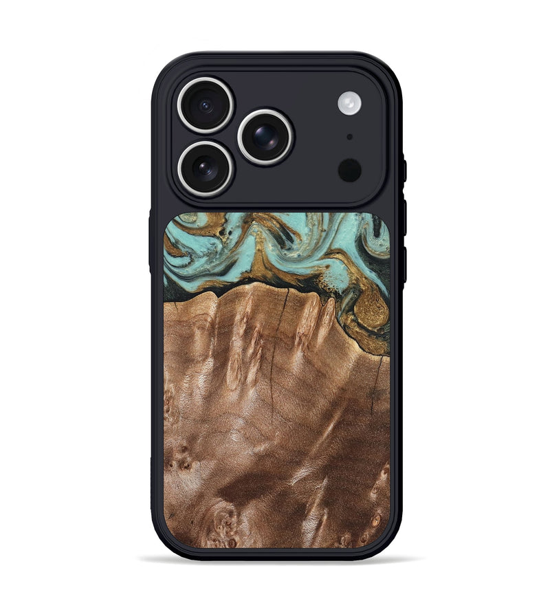 iPhone 17 Pro Wood Phone Case - Sydnee (Green, 825267)