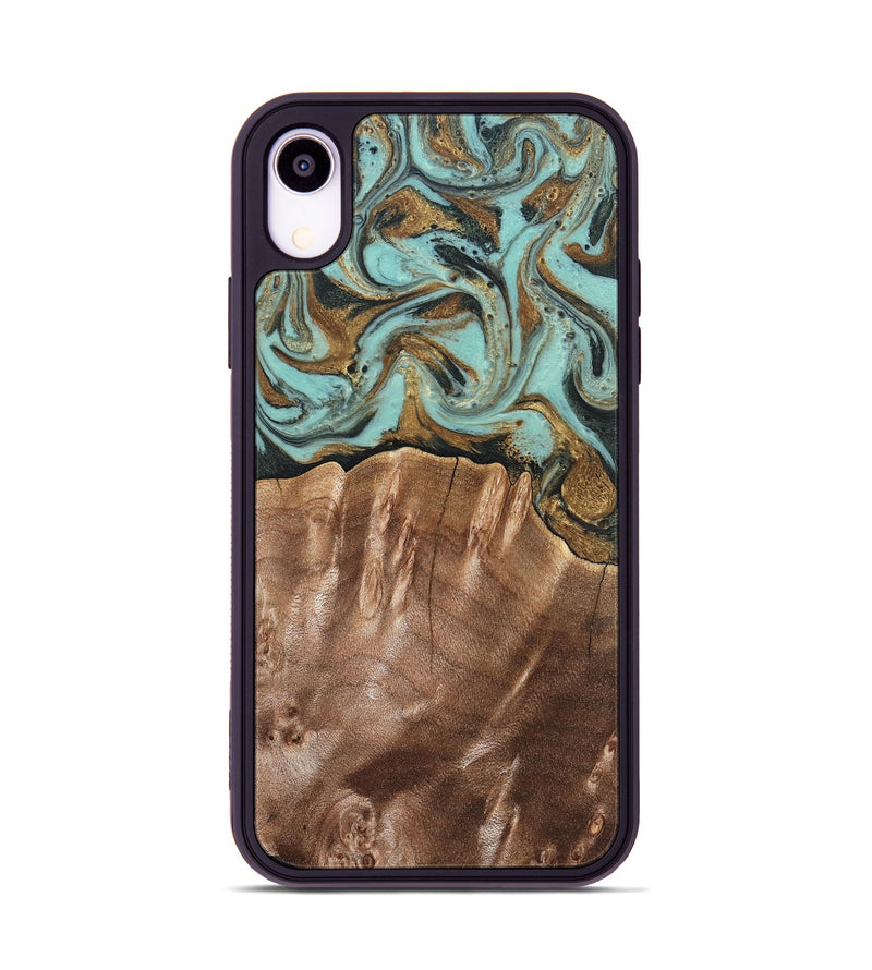 iPhone Xr Wood Phone Case - Sydnee (Green, 825267)