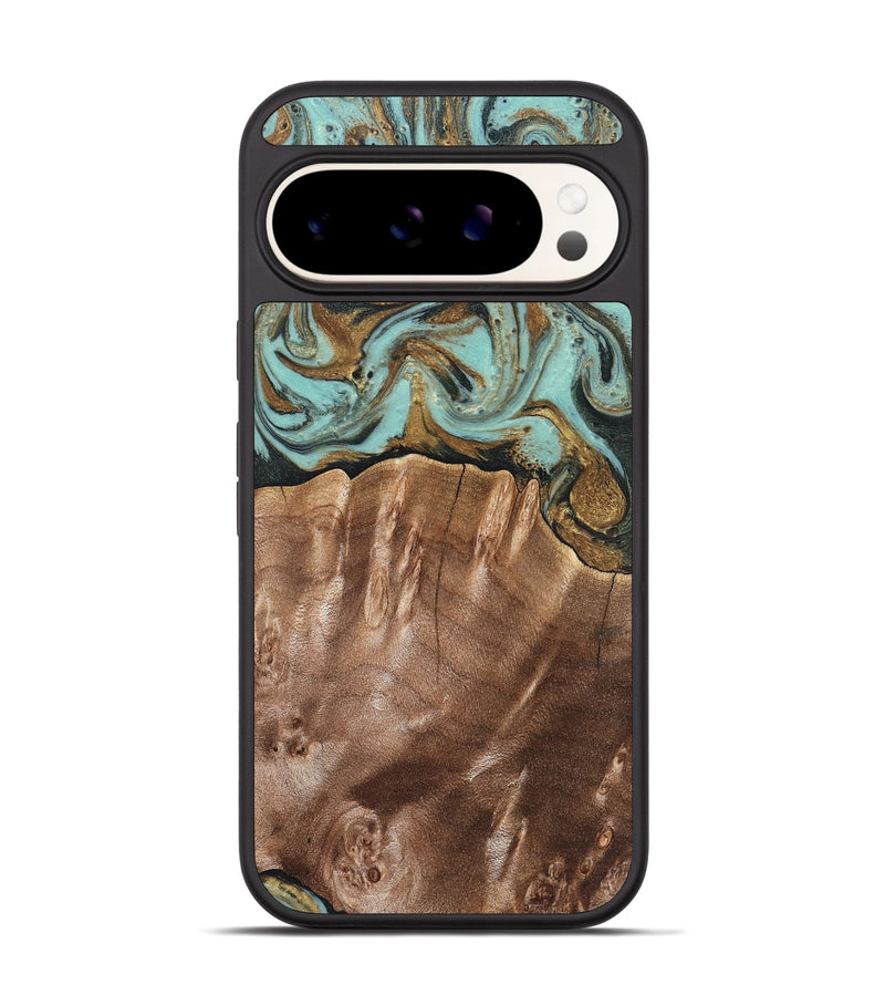 Pixel 9 Pro Wood Phone Case - Sydnee (Green, 825267)