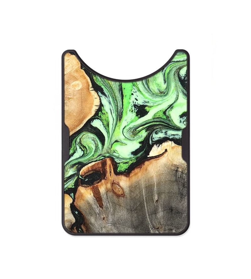Alloy Wood Wallet - Genesis (Green, 825268)