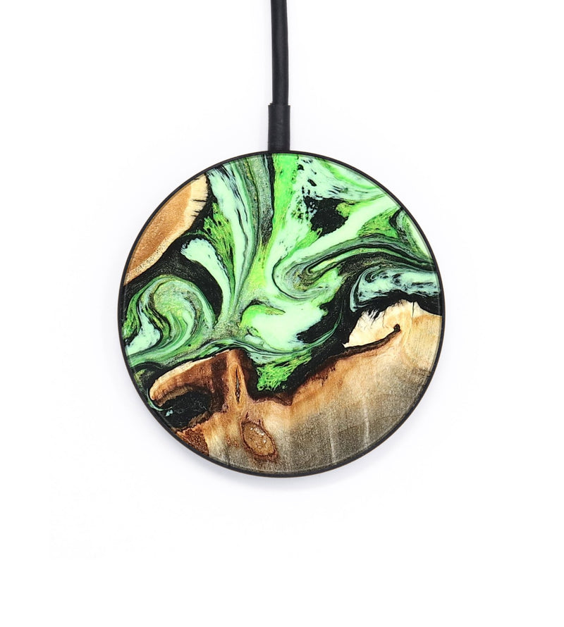 Circle Wood Wireless Charger - Genesis (Green, 825268)