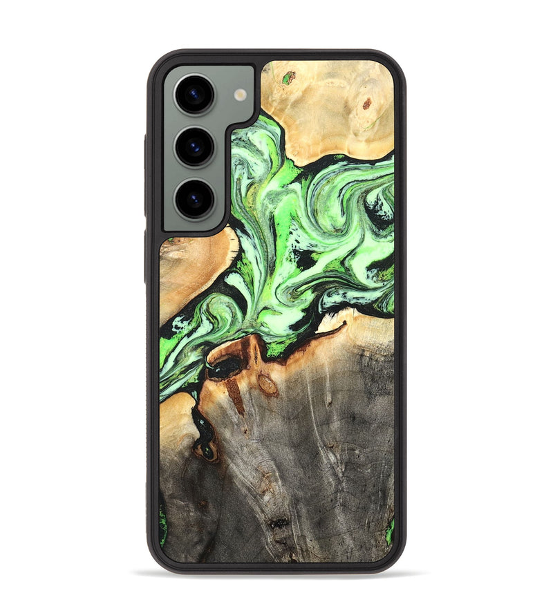 Galaxy S23 Plus Wood Phone Case - Genesis (Green, 825268)