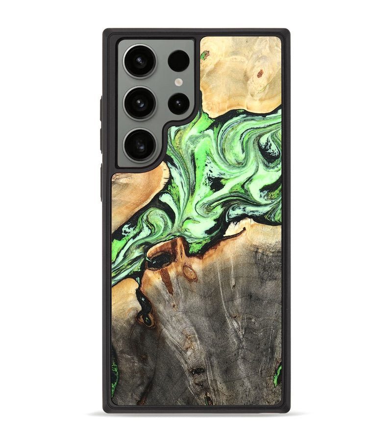 Galaxy S23 Ultra Wood Phone Case - Genesis (Green, 825268)