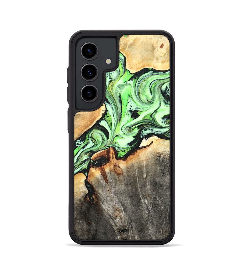 Galaxy S24 Wood Phone Case - Genesis (Green, 825268)