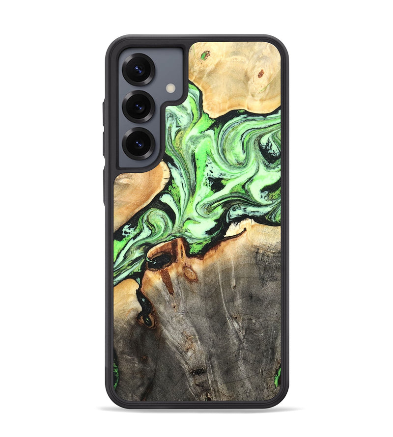 Galaxy S25 Plus Wood Phone Case - Genesis (Green, 825268)