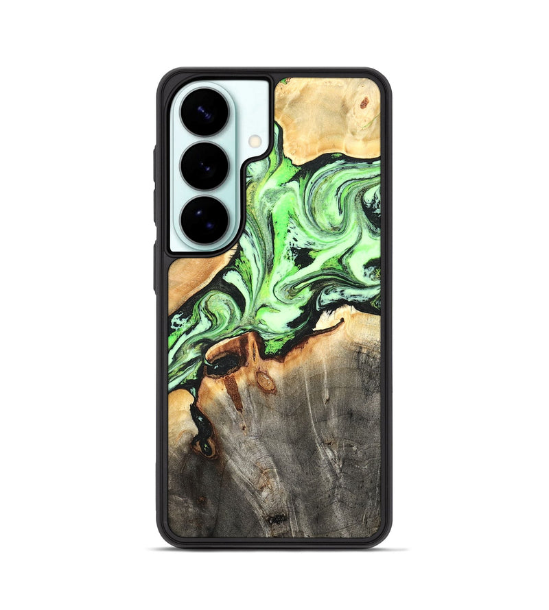 Galaxy S26 Wood Phone Case - Genesis (Green, 825268)