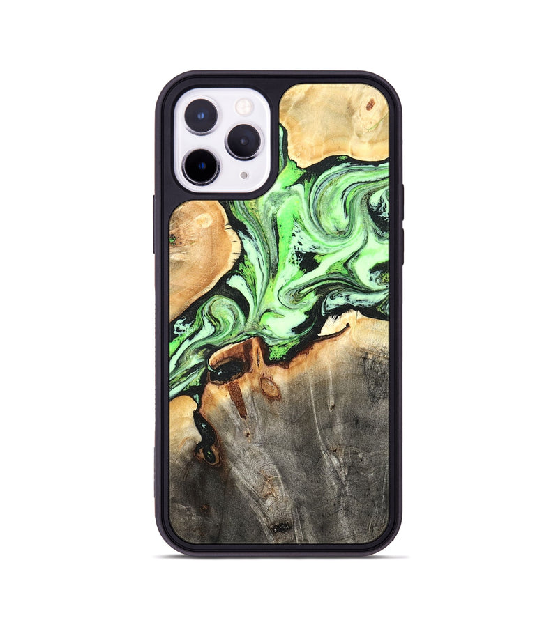 iPhone 11 Pro Wood Phone Case - Genesis (Green, 825268)