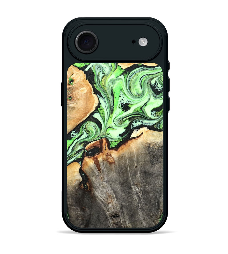 iPhone 17 Air Wood Phone Case - Genesis (Green, 825268)