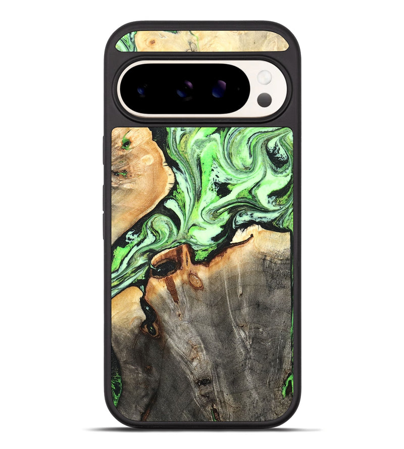 Pixel 10 Pro XL Wood Phone Case - Genesis (Green, 825268)