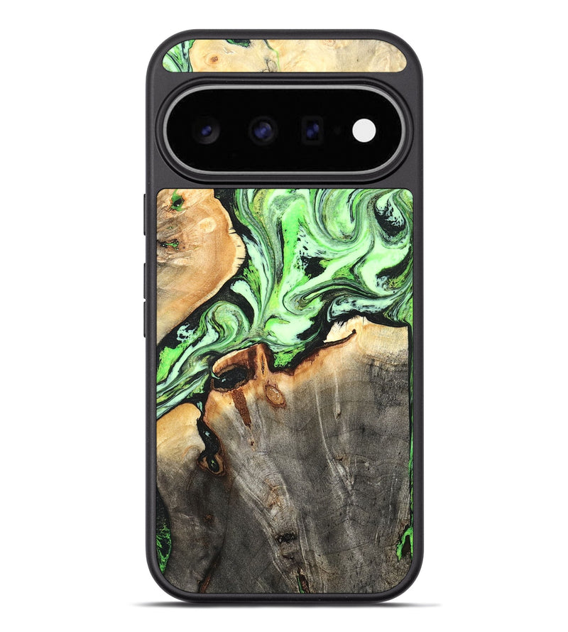 Pixel 11 Pro XL Wood Phone Case - Genesis (Green, 825268)