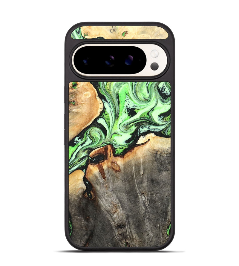 Pixel 9 Pro Wood Phone Case - Genesis (Green, 825268)