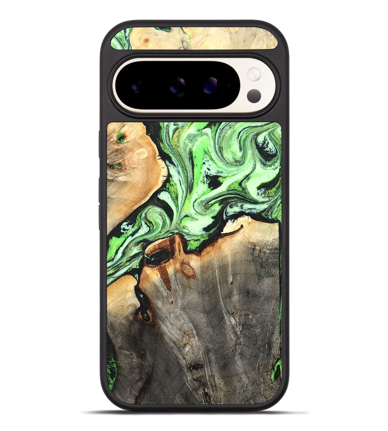 Pixel 9 Pro XL Wood Phone Case - Genesis (Green, 825268)